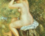 皮埃尔 奥古斯特 雷诺阿 : Baigneuse se Coiffant